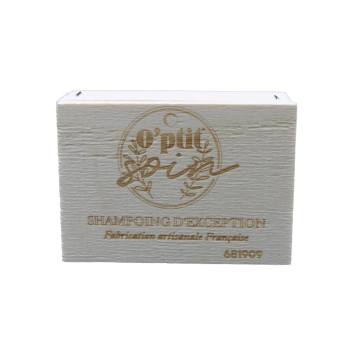 Boîte en bois pour savon solide