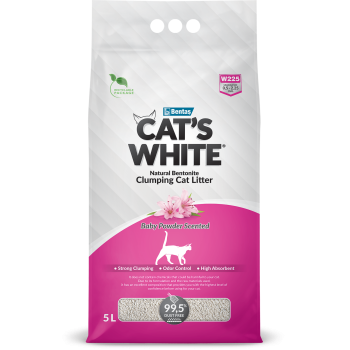 Litière baby powder 5L - Cat's white