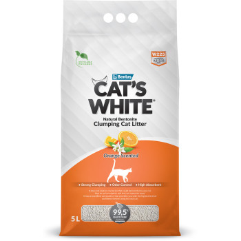 Litière orange 5L - Cat's white