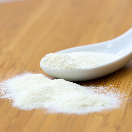 Lait maternisé - poudre dans cuillère