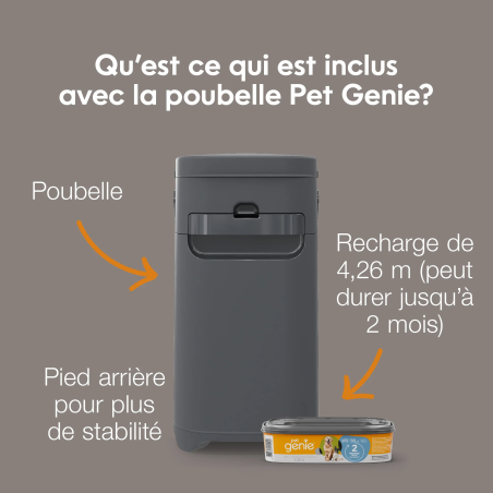 Poubelle extérieure + 1 recharge - Pet Genie