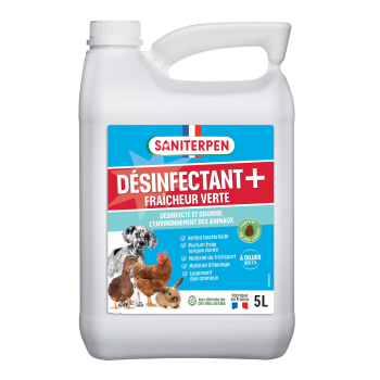 Saniterpen Désinfectant Plus fraicheur verte - 5L