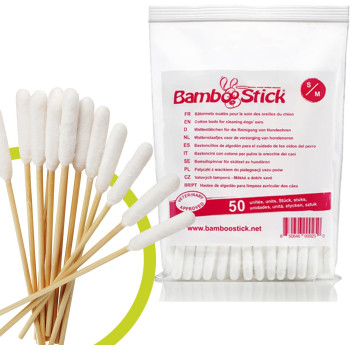 Bâtonnets ouatés Bamboostick - taille S/M