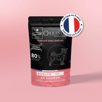 Croquettes Originelle mini adulte saumon sans céréales - 400g