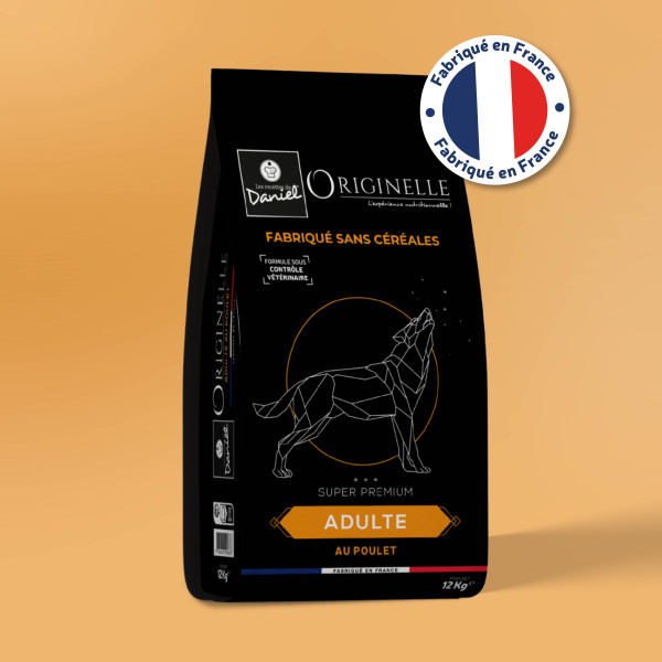 Croquettes Originelle adulte poulet sans céréales - 12 kg