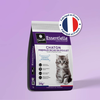 Croquettes Essentielle chaton poulet - 3 kg