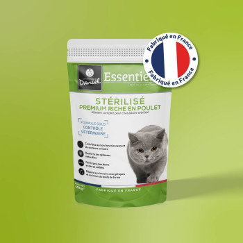 Croquettes Essentielle chat stérilisé poulet - 400g