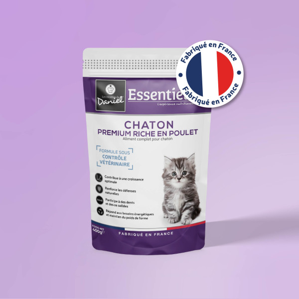 Croquette Essentielle chaton poulet - 400g