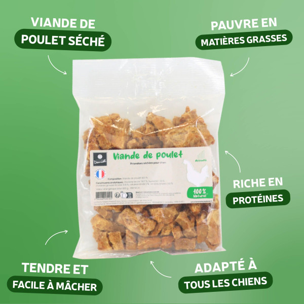 Viande de poulet séchée - 200g