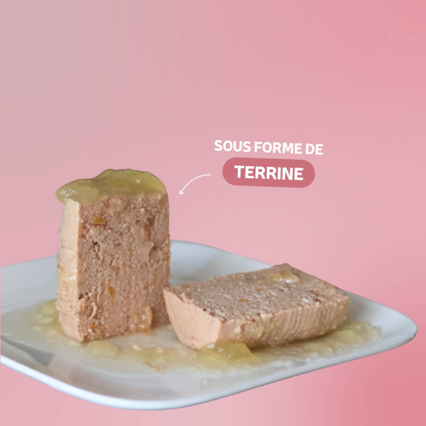 Terrine monoprotéique au porc, citrouille et pomme - 400g