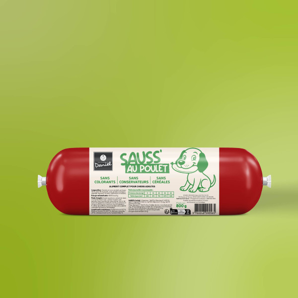 Saucisson au poulet - 800g