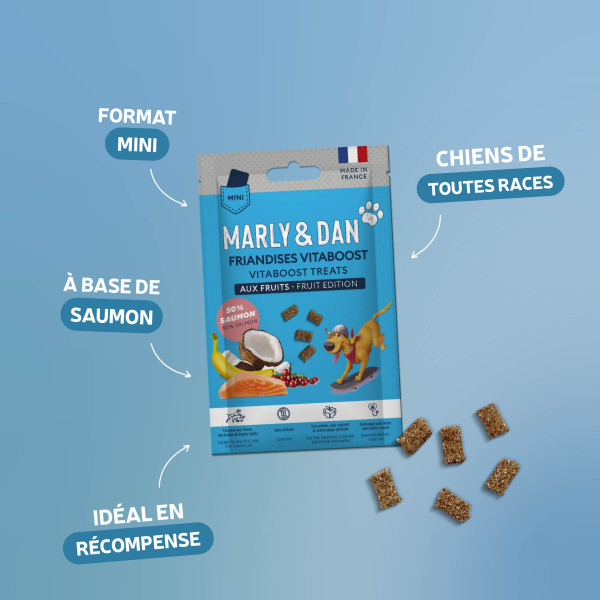 Format poche "vitaboost fruits" chien 20g - Marly & Dan