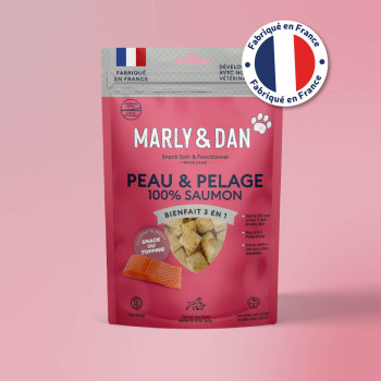 Freeze dried "peau et pelage" chien 50g - Marly & Dan