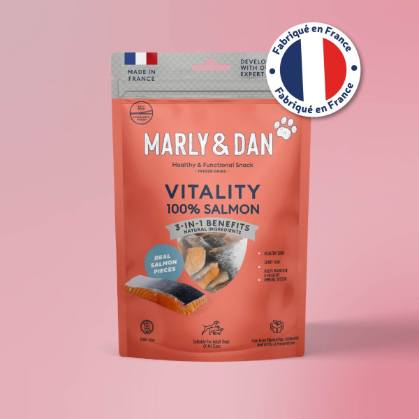 Freeze dried "vitalité" chien 50g - Marly & Dan