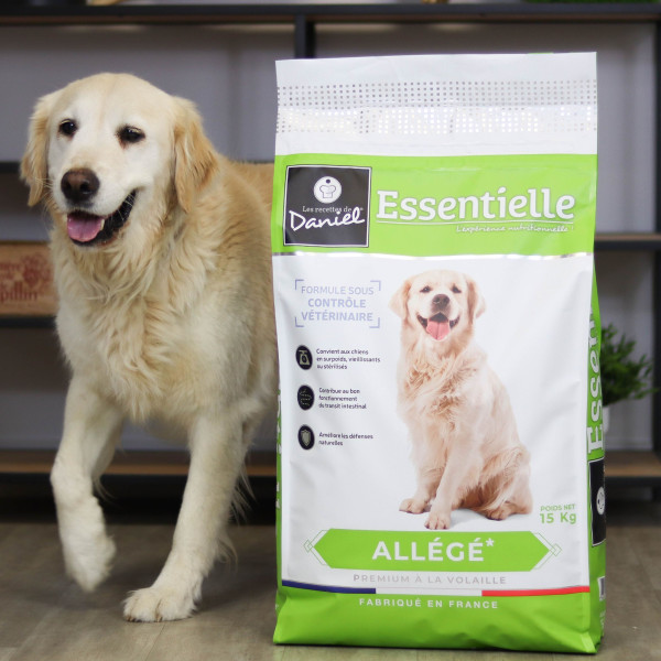 Croquettes Essentielle chien Allégées medium - à la volaille 14 kg