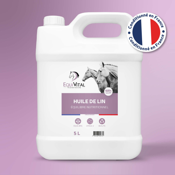 Huile de lin - Equivital 5L