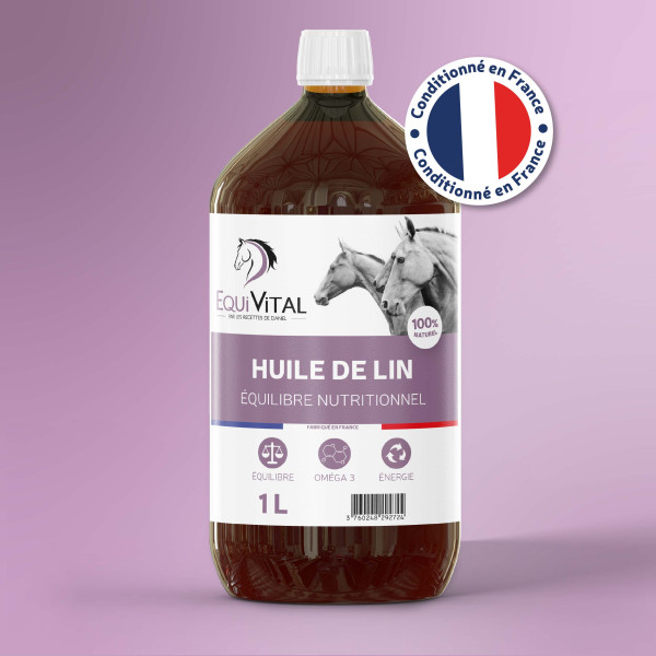 Huile de lin - Equivital 1L